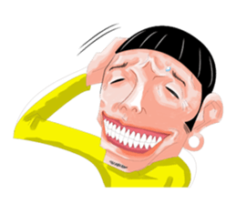 Page provocative ha ha. sticker #4118989