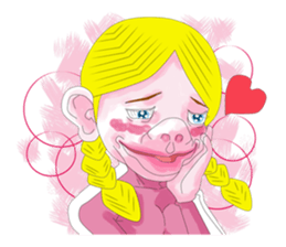 Page provocative ha ha. sticker #4119005