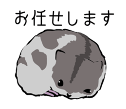 The hamster!! sticker #4119235