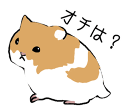 The hamster!! sticker #4119246