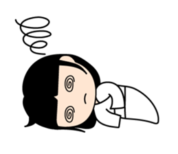 The Ghost girlfriend. sticker #4119405