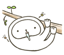 The sloth who is not lazy sticker #4119532