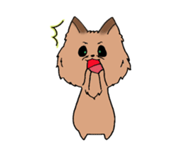 Yorkshire terrier of my home sticker #4119917