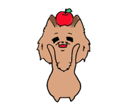 Yorkshire terrier of my home sticker #4119922