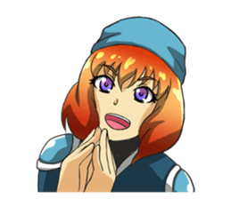 Battle Girl sticker #4120279