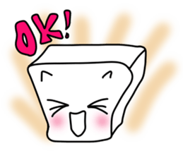 OK tofu SORRY tofu sticker #4120408