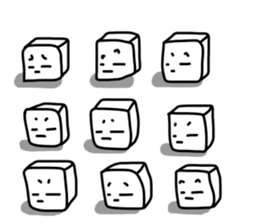 OK tofu SORRY tofu sticker #4120414