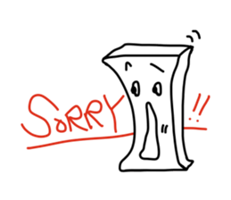 OK tofu SORRY tofu sticker #4120421