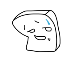OK tofu SORRY tofu sticker #4120423