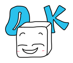 OK tofu SORRY tofu sticker #4120424