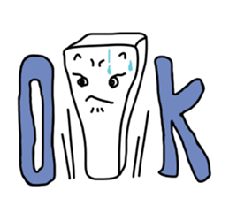 OK tofu SORRY tofu sticker #4120432