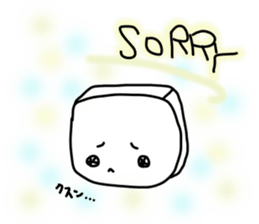 OK tofu SORRY tofu sticker #4120433