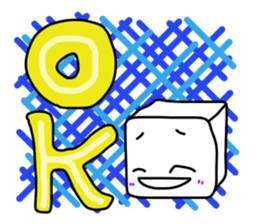 OK tofu SORRY tofu sticker #4120440