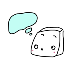 OK tofu SORRY tofu sticker #4120446