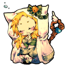 Fairy-tale girls in fantasy world sticker #4120489