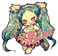 Fairy-tale girls in fantasy world sticker #4120493