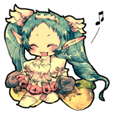 Fairy-tale girls in fantasy world sticker #4120494