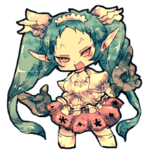 Fairy-tale girls in fantasy world sticker #4120495