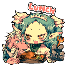 Fairy-tale girls in fantasy world sticker #4120496