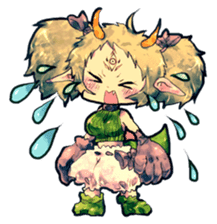 Fairy-tale girls in fantasy world sticker #4120505