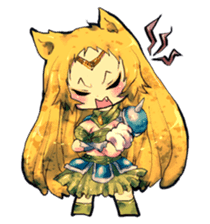 Fairy-tale girls in fantasy world sticker #4120510