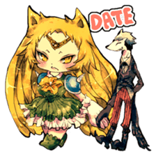 Fairy-tale girls in fantasy world sticker #4120511