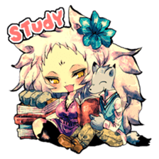 Fairy-tale girls in fantasy world sticker #4120516