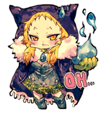 Fairy-tale girls in fantasy world sticker #4120522