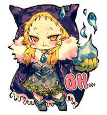 Fairy-tale girls in fantasy world sticker #4120522