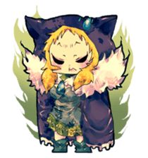 Fairy-tale girls in fantasy world sticker #4120525