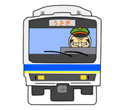 A rabbit and uncle sticker #4120914