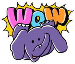 Various elephants sticker #4121026