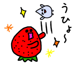 Yup. Yup. Strawberries and cream to say sticker #4121342