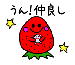 Yup. Yup. Strawberries and cream to say sticker #4121354