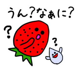 Yup. Yup. Strawberries and cream to say sticker #4121367