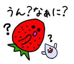 Yup. Yup. Strawberries and cream to say sticker #4121367