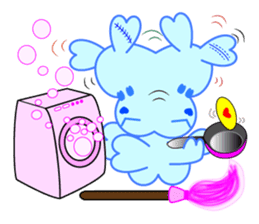 Heart Bunny Family sticker #4121769