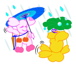 Heart Bunny Family sticker #4121775