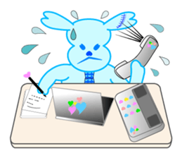 Heart Bunny Family sticker #4121777