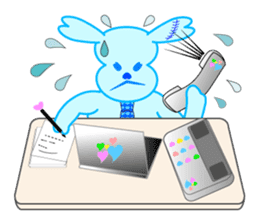 Heart Bunny Family sticker #4121777