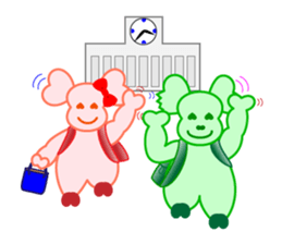 Heart Bunny Family sticker #4121778