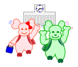 Heart Bunny Family sticker #4121778