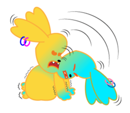 Heart Bunny Family sticker #4121790