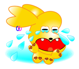 Heart Bunny Family sticker #4121791