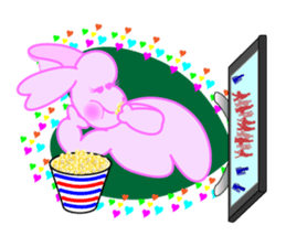 Heart Bunny Family sticker #4121798