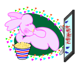 Heart Bunny Family sticker #4121798