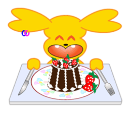 Heart Bunny Family sticker #4121801