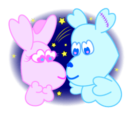 Heart Bunny Family sticker #4121804