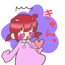 Kawaii Rabiko  love ver.1 sticker #4122112