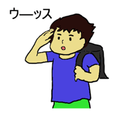 Showa era people sticker #4122248